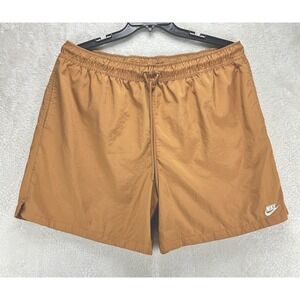 Nike Sportswear Woven Flow Shorts Mens 2XL Gold DR5678-326 Sports Basketball Gym